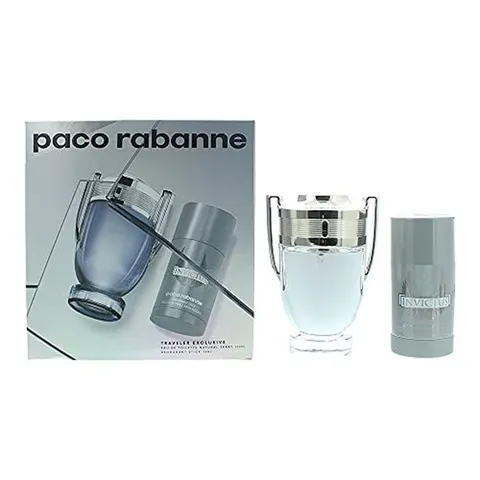 Paco Rabanne Invictus 100ml EDT Spray & 75ml Deodorant Stick – image 1