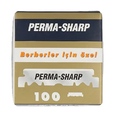 Gillette Perma-Sharp Single Blades 100pcs – afbeelding 1