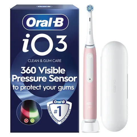 Oral-B iO3 Pink Electric Toothbrush – image 1