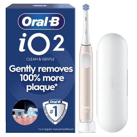 Oral-B iO2 Calm Pink + Travel Case – image 1