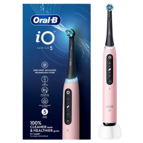 Oral-B iO5 Rechargeable Toothbrush - Blush Pink – image 1