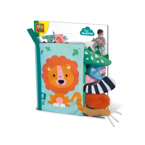 Tiny Talents Sensory Animal Tails Cloth Book – image 1