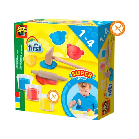SES Creative My First, Dough with Tools 3x90gr – image 1