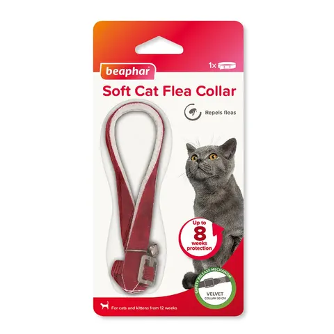 Beaphar Velvet Soft Cat Flea Collar - 30cm – image 1