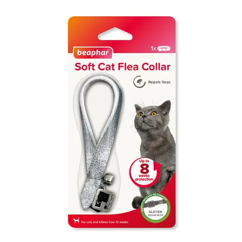 Beaphar Glitter Soft Cat Flea Collar - 30cm – image 1