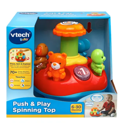 VTech Push & Play Spinning Top – image 1