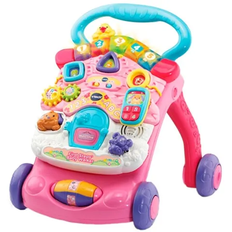VTech Eerste Stapjes Wandelwagen - Roze – afbeelding 1