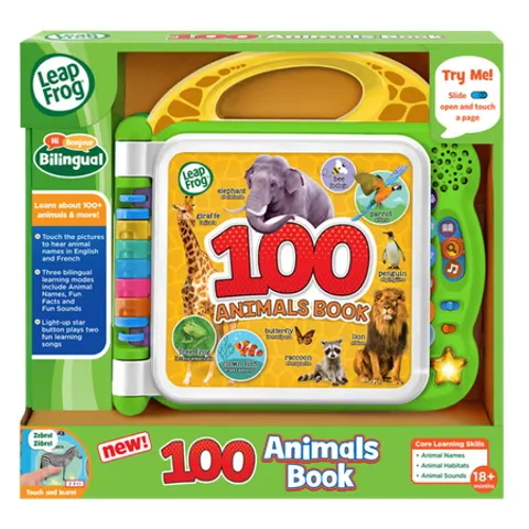 LeapFrog 100 Animals Interactive Educational Learning Book – image 1