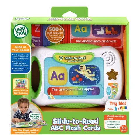 LeapFrog Slide-To-Read ABC Flash Cards Interactive Learning Toy – image 1