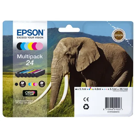Epson T2428 - 6-farbig - Druckerpatrone - Multipack – Bild 1