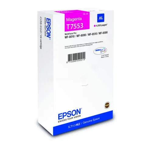 Epson T7553 (C13T755340) Druckerpatrone Magenta – Bild 1