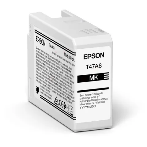 Epson T47A8 Original Negro mate – imagen 1