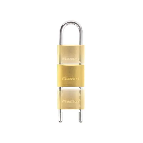 Masterlock Solid Brass Padlock and Adjustable Shackle – image 1