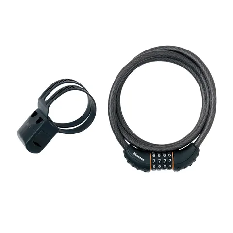 Masterlock Kabel - cijferslot - 180cm x 10mm – afbeelding 1