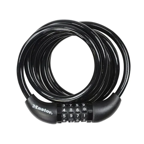MasterLock Kabelcijferslot 1,8m x 8mm 8221EURDPRO – afbeelding 1