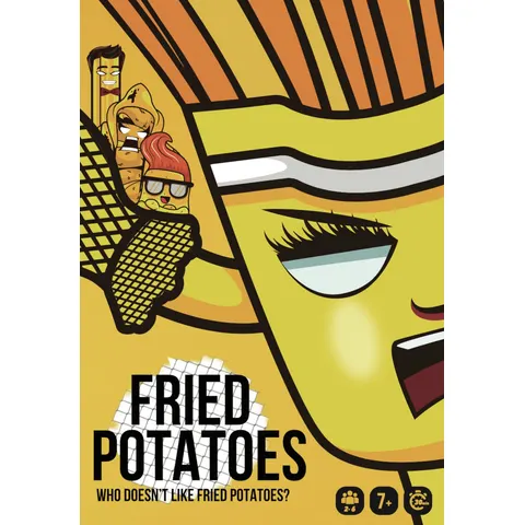 Fried Potatoes Original Trading Card – image 1