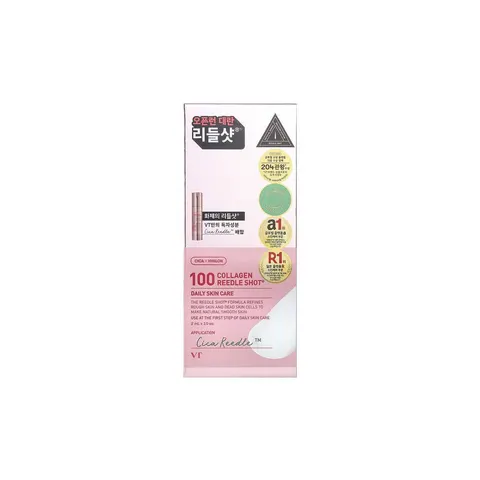 VT Cosmetics, 100 Collagen Reedle Shot®, 10 Count, 2 ml Each – No Color – image 1