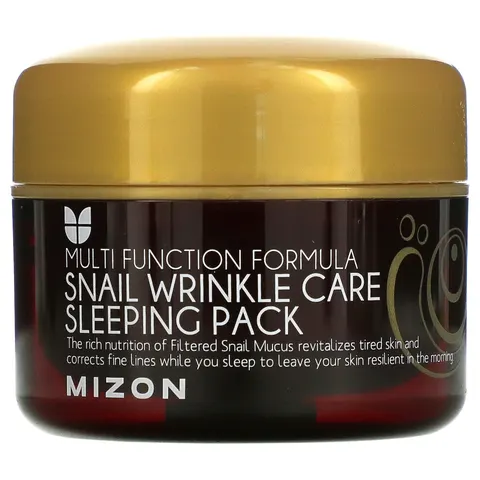 MIZON Snail Wrinkle Care Sleeping Pack 80 ML – immagine 1