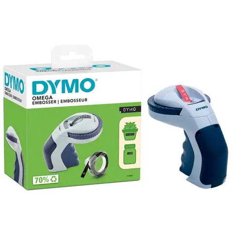 DYMO Omega Embossing Label Maker | Small Label Maker with Turn-Click W – image 1