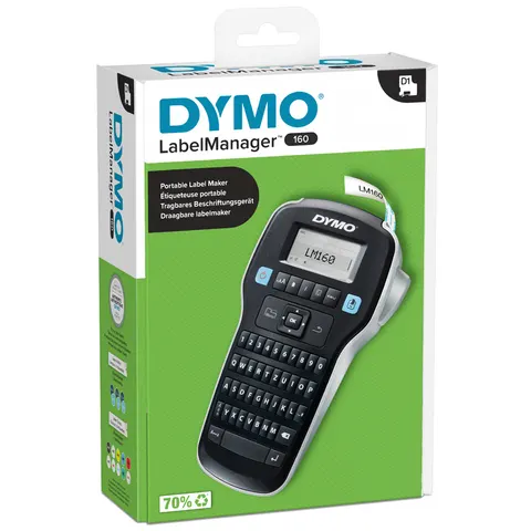 DYMO LabelManager 160 6/9/12 mm D1-Bänder Qwertz – Bild 1