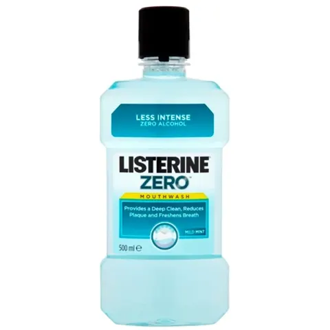 Listerine Zero Mild Mint Mondwater 500ml – afbeelding 1