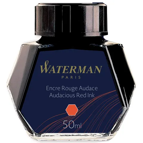 Vulpeninkt Waterman 50ml standaard rood – afbeelding 1