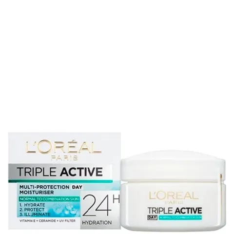 L'Oreal Triple Active Normal Day Cream - 50 ml – image 1
