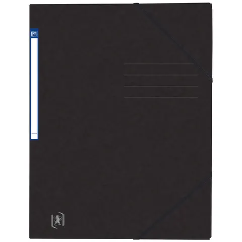 Elastomap Oxford TOP File+ A4 Zwart – afbeelding 1