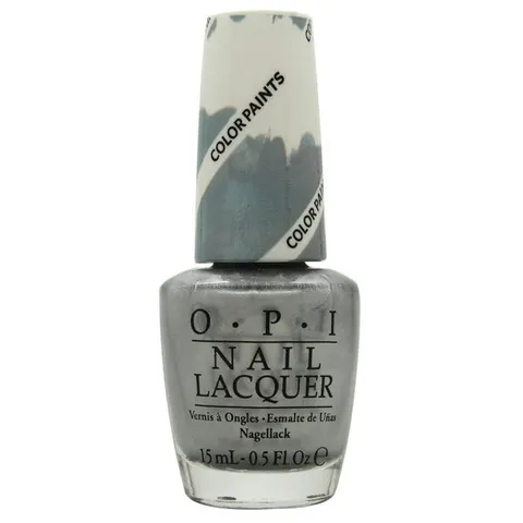 Opi Nail Lacquer Nail Polish 15ml - Silver Canvas Undercoat – image 1