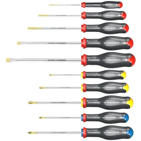 FACOM Schraubendreher-Set PROTWIST 10-tlg. – Bild 1
