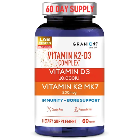 Granions Vitamines K2-D3 60 Unités - Pot 60 comprimés – image 1