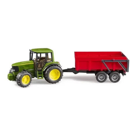 BRUDER John Deere 6920 con remolque volquete – imagen 1