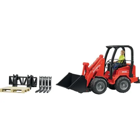 Cargadora compacta Schaffer - BRUDER – imagen 1
