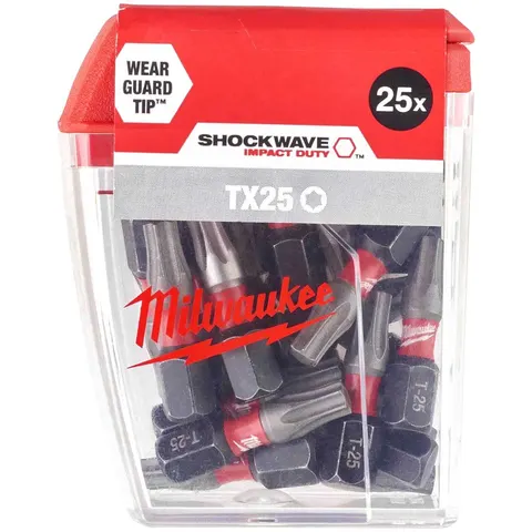 Milwaukee Shockwave Impact Duty Torx Screwdriver Bits – 4932430880 – image 1