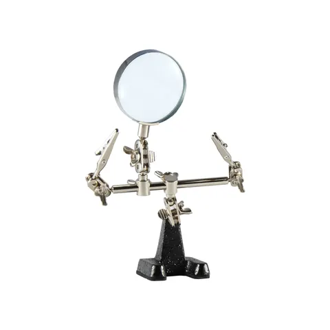Weller Helping Hands Holder - 2 Arms & Magnifier – image 1