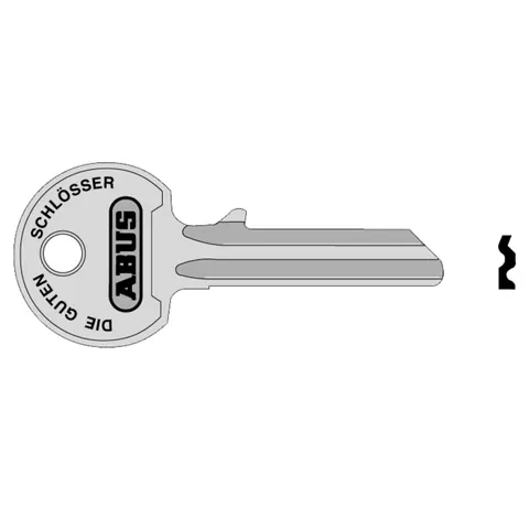 ABUS Mechanical 36/55 55Mm Right Hand Key Blank – image 1