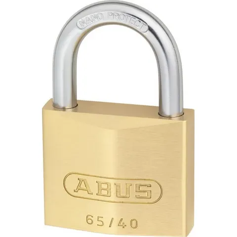 ABUS Mechanical 65/40Mm Brass Padlock – image 1
