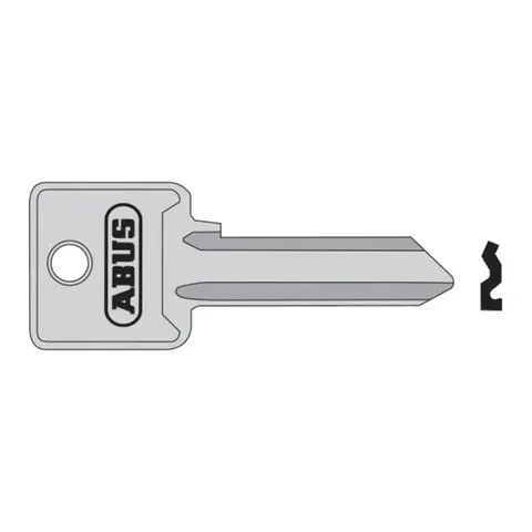 ABUS Mechanical 85/30 30Mm Right Hand Key Blank – image 1
