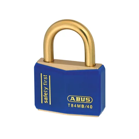 ABUS Mechanical T84Mb/40Mm Blue Rustproof Padlock Keyed Alike 8406 – image 1