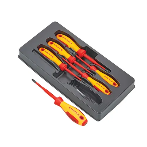 Knipex Schroevendraaierset VDE 6-delig Plus/minus – afbeelding 1
