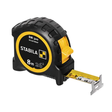 Stabila BM 300 Robust Pocket Tape 8m/26ft (Width 27mm) – image 1