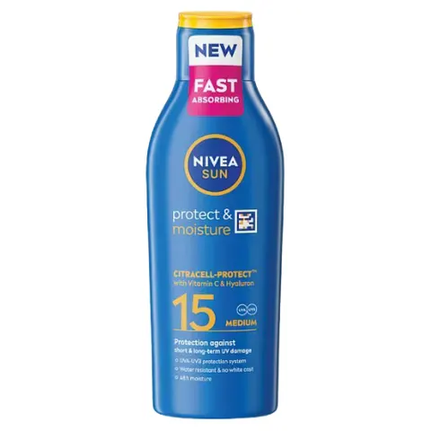 Nivea Sun Protect & Moisture Lotion SPF 15 200ml – image 1