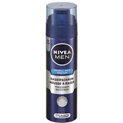 Nivea Voor Mannen Milde Scheerschuim 200ml – afbeelding 1