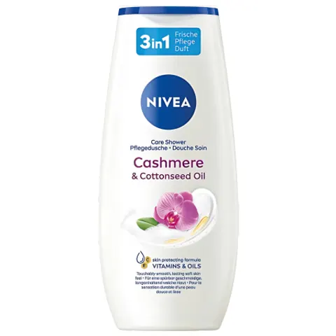Nivea Bagnoschiuma al cashmere e semi di cotone - 250 ml – immagine 1