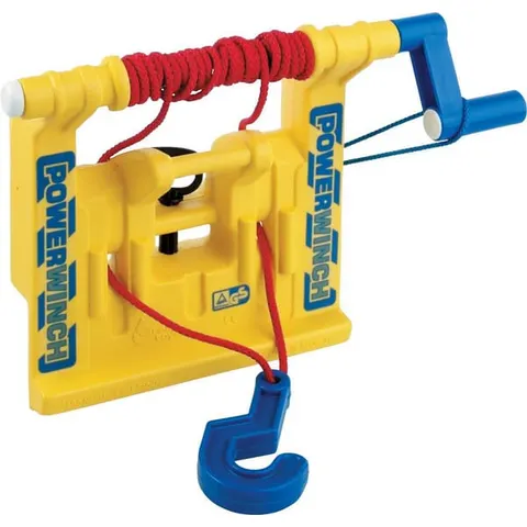 Winch, Hook & Tow Rope Yellow – image 1