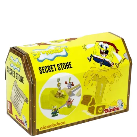 Nickelodeon Simba SpongeBob SquarePants Secret Stone Opgravingsset – afbeelding 1
