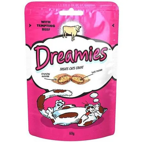 Dreamies snacks para gato 60 g - Vaca – imagen 1