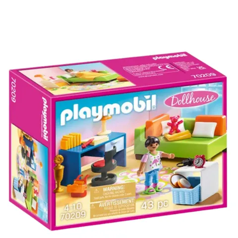 Set da gioco Playmobil "Casa delle bambole - Cameretta" – immagine 1