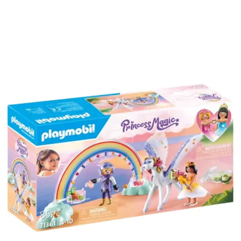 Playmobil Rainbow Pegasus with Rainbow in the Clouds Playset – image 1