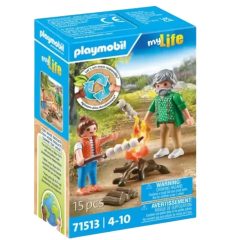 Playmobil My Life Campfire with Marshmallows – image 1